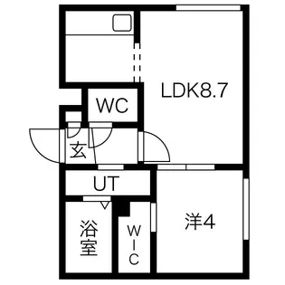 モア南郷【2階】の間取り