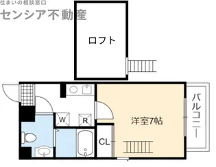 ラ・フォーレ東野田.【8階】の間取り
