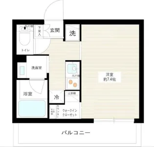 ARCOBALENO ITABASHISAKURAGAWA【3階】の間取り