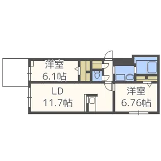 C-SELECTION.STELLAII【3階】の間取り