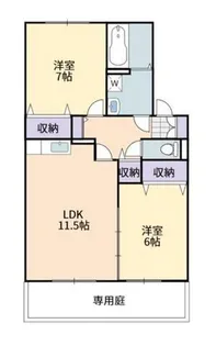 リヴェールC【1階】の間取り