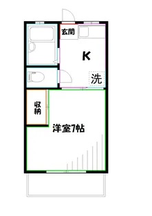 レジデンス高橋【2階】の間取り