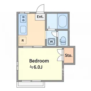 プレジオU【1階】の間取り
