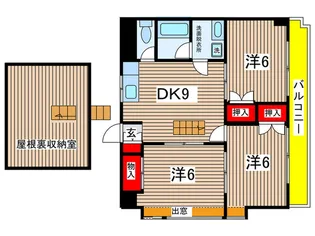 アトレ桜木【4階】の間取り