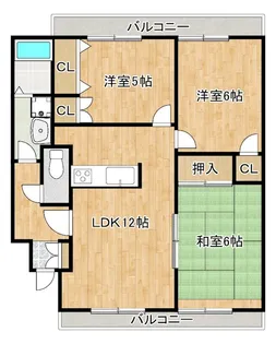 メゾン蔵【3階】の間取り