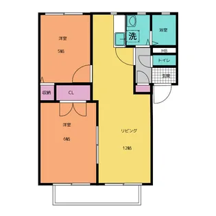 ホワイトベア【2階】の間取り