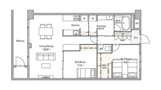 PLENDY浦和別所【5階】の間取り