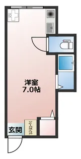 トノブール西荻【1階】の間取り