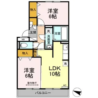 ロイヤルガーデン小佐世保 C棟【3階】の間取り
