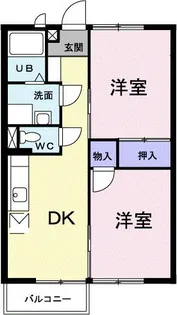 ラフィーネA【1階】の間取り