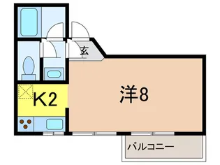リブ大谷【2階】の間取り