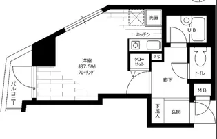 メインステージ本駒込駅前【10階】の間取り