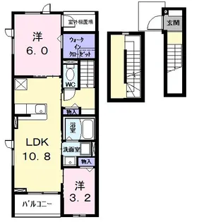 グレイスフル【3階】の間取り