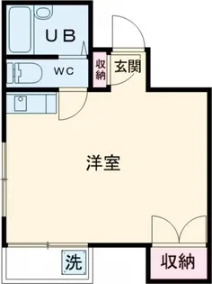 ヴェリテ桜新町【2階】の間取り