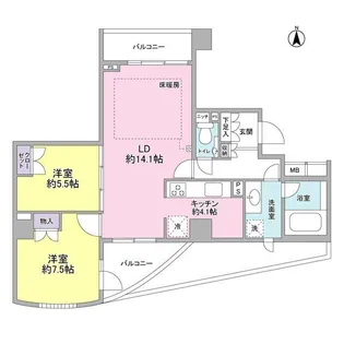 TheCenturyMiyazakidai【3階】の間取り