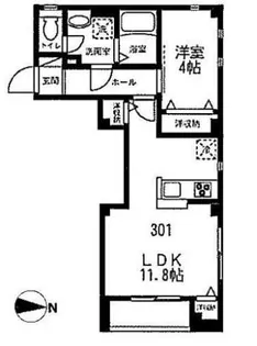 ヘリテージ椎名町 A棟【3階】の間取り