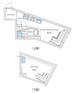 Fika代々木上原【1階】の間取り