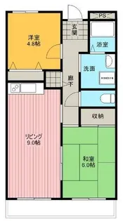 ジョイフル久米田【4階】の間取り