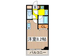 ヴェルティ-レ府中【2階】の間取り