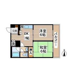 グリーン大泉2【2階】の間取り