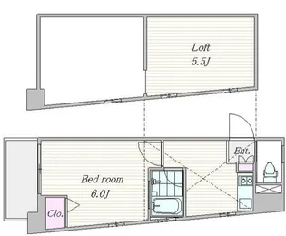 イクス ベンメリア【5階】の間取り