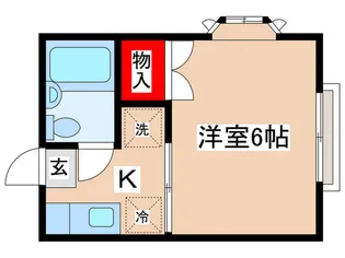モンシャトー神田【2階】の間取り
