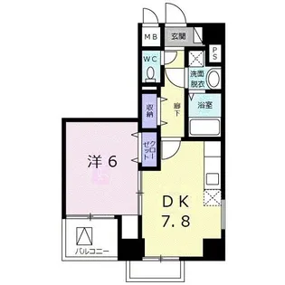 コーラル グラン【6階】の間取り