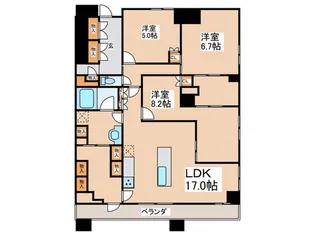 BRANZ中央林間【7階】の間取り