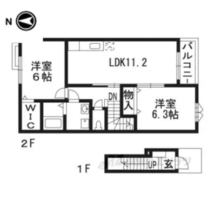VICTRIA【2階】の間取り