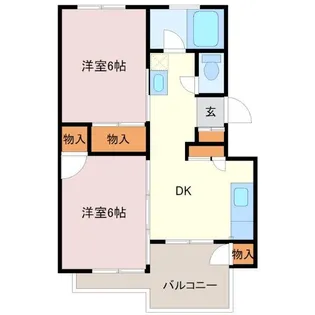 エレガントマンション【1階】の間取り