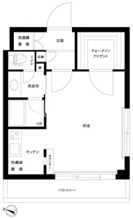 ルーブル学芸大学五番館【2階】の間取り