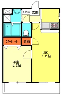 オリエンタルコート共和【1階】の間取り