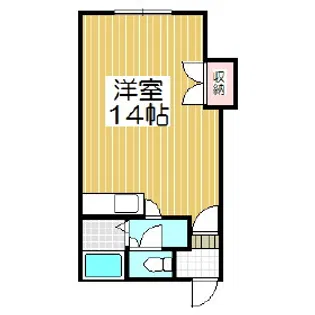 光和ハイツ【1階】の間取り