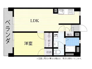 広瀬町コート【8階】の間取り