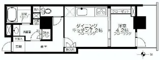 コスモポリス品川【5階】の間取り