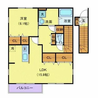 32GATE【2階】の間取り