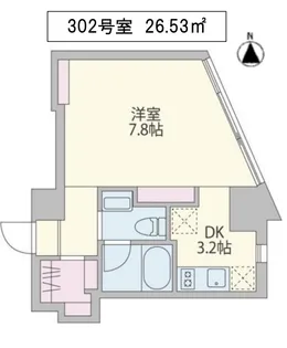 クーカイ・テラス恵比寿【4階】の間取り