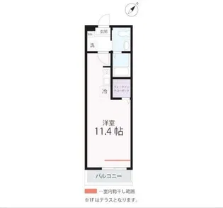 QUIET CRAB HOUSE マニータ【2階】の間取り