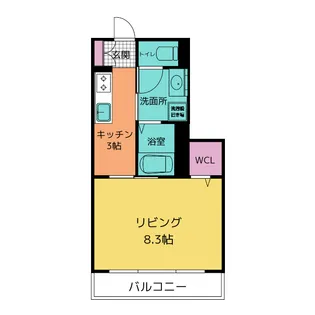 エトワール【1階】の間取り