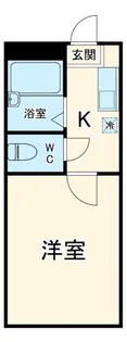 ヴィラ相模原【1階】の間取り