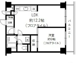 メゾン淀橋【3階】の間取り