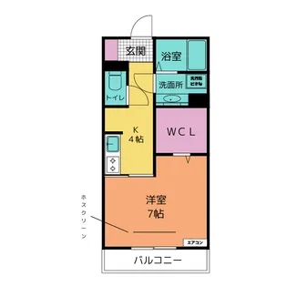 CASA DEL SOL ※カーサデルソル【1階】の間取り