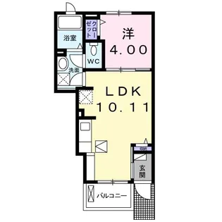 Vialetta【1階】の間取り