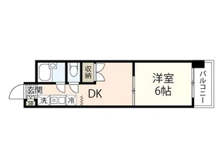 北川ビル【4階】の間取り