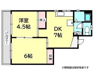 カナヤマンション 三信【2階】の間取り