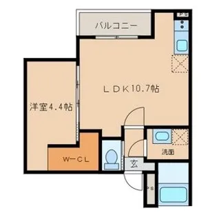 MOVE本陣【3階】の間取り