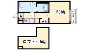 ラ・ヴィータ川西【1階】の間取り