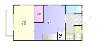 サンケーコーポ小宮D【3階】の間取り
