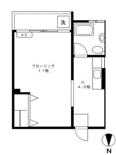 マンションアイ第3【1階】の間取り