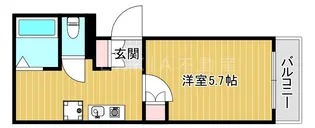 VERGER ZENSHIN【8階】の間取り